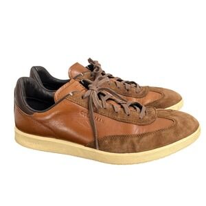 Cole Haan GrandPro Turf Mens Sneakers British Tan Leather Suede C29166 Size 10 M